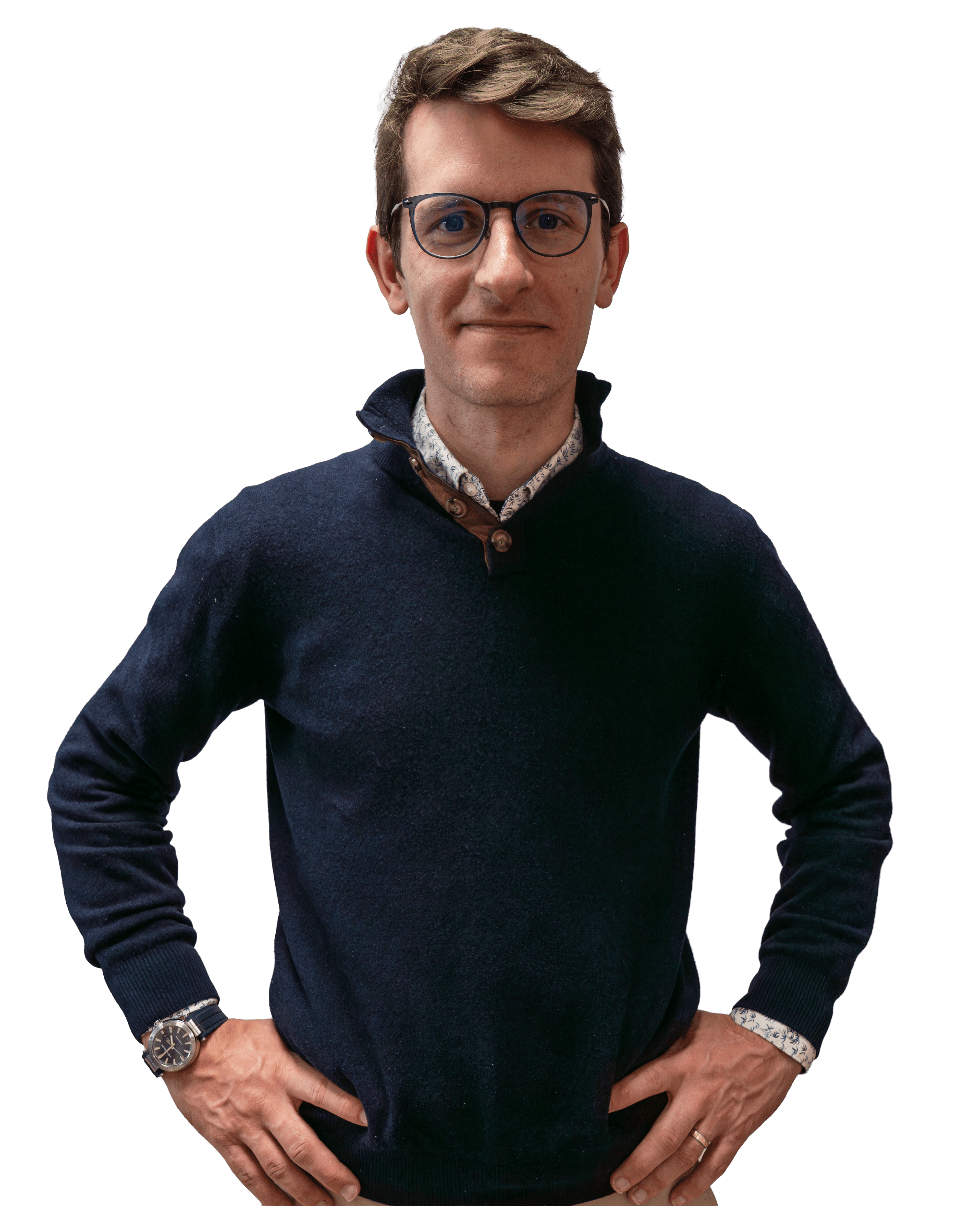 Placeholder portrait for Médéric Saucey, to be replaced with the final photography.